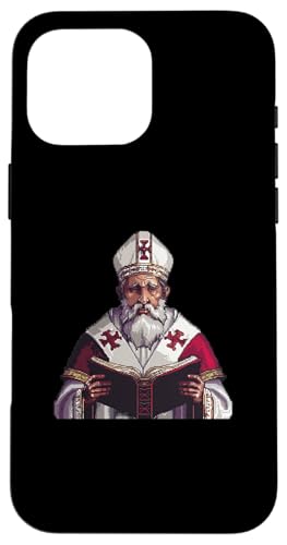 Gregor von Nyssa Pixelkunst Hülle für iPhone 16 Pro Max Gregor von Nyssa Pixelkunst Hülle für iPhone 16 Pro Max von Gregory Of Nyssa Christian Catholic Designs