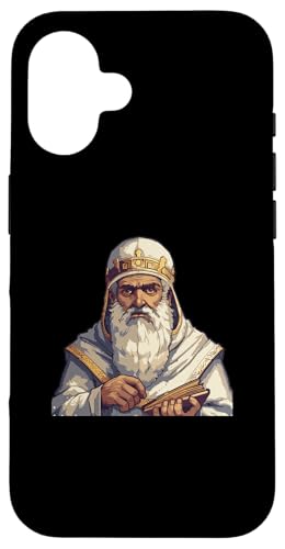 Gregor von Nyssa Pixelkunst Hülle für iPhone 16 Gregor von Nyssa Pixelkunst Hülle für iPhone 16 von Gregory Of Nyssa Christian Catholic Designs