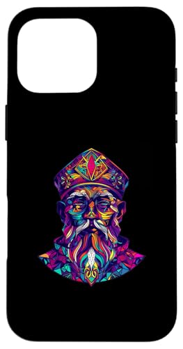 Gregor von Nyssa Psychedelic Hülle für iPhone 16 Pro Max Gregor von Nyssa Psychedelic Hülle für iPhone 16 Pro Max von Gregory Of Nyssa Christian Catholic Designs