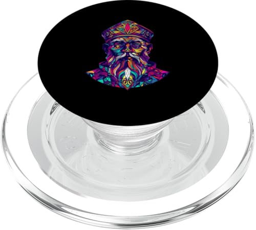 Gregor von Nyssa Psychedelic PopSockets PopGrip für MagSafe Gregor von Nyssa Psychedelic PopSockets PopGrip für MagSafe von Gregory Of Nyssa Christian Catholic Designs