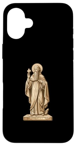 Gregor von Nyssa auf einer Steinplatte Hülle für iPhone 16 Plus von Gregory Of Nyssa Christian Catholic Designs