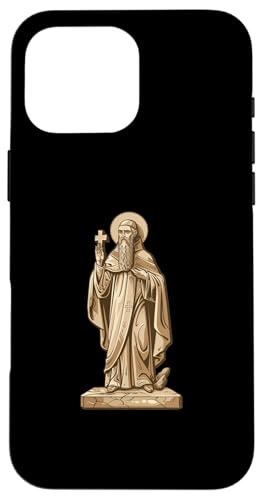 Gregor von Nyssa auf einer Steinplatte Hülle für iPhone 16 Pro Max Gregor von Nyssa auf einer Steinplatte Hülle für iPhone 16 Pro Max von Gregory Of Nyssa Christian Catholic Designs