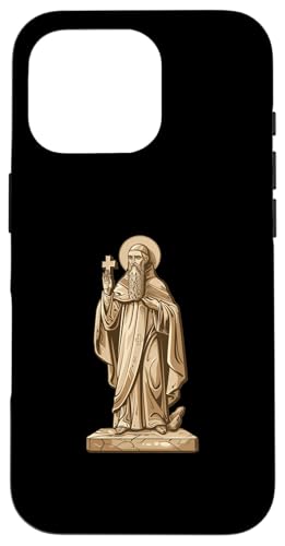 Gregor von Nyssa auf einer Steinplatte Hülle für iPhone 16 Pro Gregor von Nyssa auf einer Steinplatte Hülle für iPhone 16 Pro von Gregory Of Nyssa Christian Catholic Designs