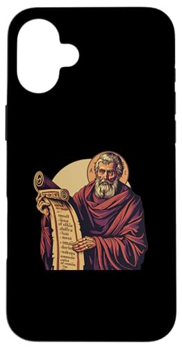 Gregor von Nyssa hält eine Schriftrolle Hülle für iPhone 16 Plus von Gregory Of Nyssa Christian Catholic Designs