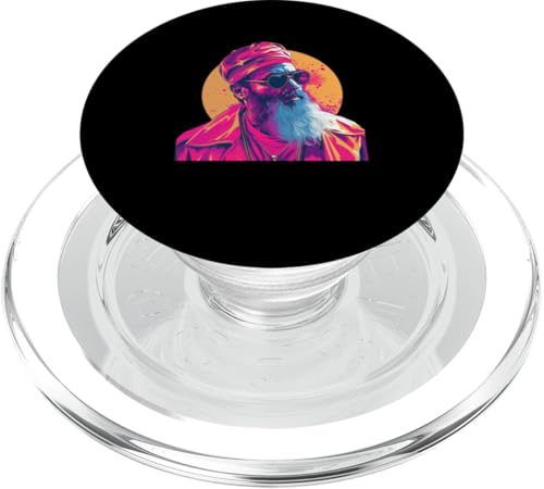 Gregory Of Nyssa 80er Jahre Retro PopSockets PopGrip für MagSafe Gregory Of Nyssa 80er Jahre Retro PopSockets PopGrip für MagSafe von Gregory Of Nyssa Christian Catholic Designs