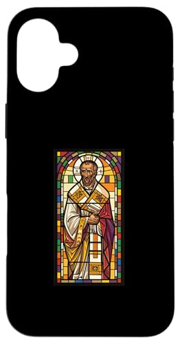 Gregory of Nyssa Buntglas Hülle für iPhone 16 Plus Gregory of Nyssa Buntglas Hülle für iPhone 16 Plus von Gregory Of Nyssa Christian Catholic Designs