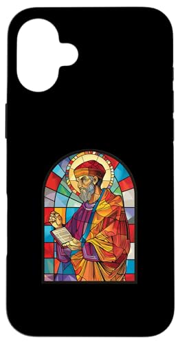 Gregory of Nyssa Buntglas Hülle für iPhone 16 Plus Gregory of Nyssa Buntglas Hülle für iPhone 16 Plus von Gregory Of Nyssa Christian Catholic Designs