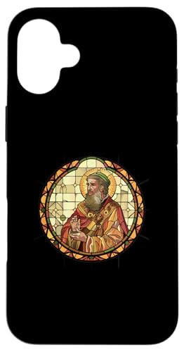Gregory of Nyssa Buntglas Hülle für iPhone 16 Plus Gregory of Nyssa Buntglas Hülle für iPhone 16 Plus von Gregory Of Nyssa Christian Catholic Designs