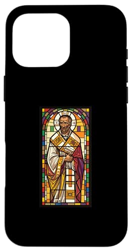 Gregory of Nyssa Buntglas Hülle für iPhone 16 Pro Max Gregory of Nyssa Buntglas Hülle für iPhone 16 Pro Max von Gregory Of Nyssa Christian Catholic Designs