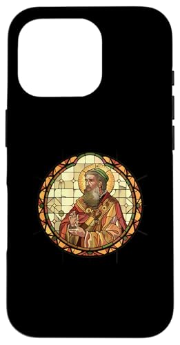 Gregory of Nyssa Buntglas Hülle für iPhone 16 Pro Gregory of Nyssa Buntglas Hülle für iPhone 16 Pro von Gregory Of Nyssa Christian Catholic Designs