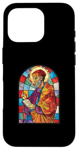 Gregory of Nyssa Buntglas Hülle für iPhone 16 Pro Gregory of Nyssa Buntglas Hülle für iPhone 16 Pro von Gregory Of Nyssa Christian Catholic Designs