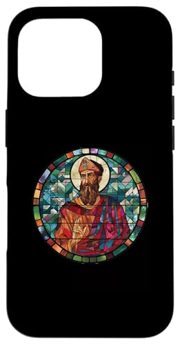 Gregory of Nyssa Buntglas Hülle für iPhone 16 Pro Gregory of Nyssa Buntglas Hülle für iPhone 16 Pro von Gregory Of Nyssa Christian Catholic Designs