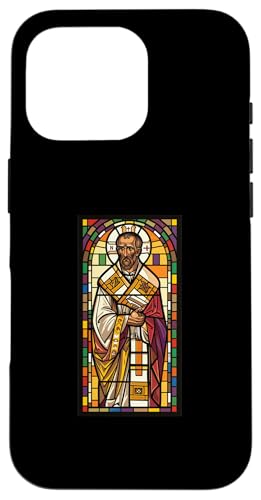 Gregory of Nyssa Buntglas Hülle für iPhone 16 Pro Gregory of Nyssa Buntglas Hülle für iPhone 16 Pro von Gregory Of Nyssa Christian Catholic Designs