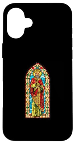 Gregory of Nyssa Buntglas-Kirchenfenster Hülle für iPhone 16 Plus Gregory of Nyssa Buntglas-Kirchenfenster Hülle für iPhone 16 Plus von Gregory Of Nyssa Christian Catholic Designs