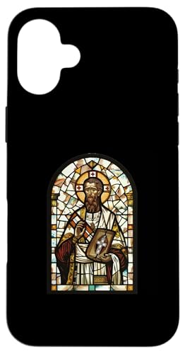 Gregory of Nyssa Buntglas-Kirchenfenster Hülle für iPhone 16 Plus Gregory of Nyssa Buntglas-Kirchenfenster Hülle für iPhone 16 Plus von Gregory Of Nyssa Christian Catholic Designs
