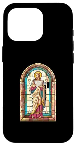 Gregory of Nyssa Buntglas-Kirchenfenster Hülle für iPhone 16 Pro Gregory of Nyssa Buntglas-Kirchenfenster Hülle für iPhone 16 Pro von Gregory Of Nyssa Christian Catholic Designs