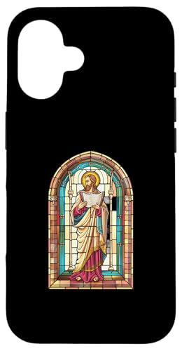 Gregory of Nyssa Buntglas-Kirchenfenster Hülle für iPhone 16 Gregory of Nyssa Buntglas-Kirchenfenster Hülle für iPhone 16 von Gregory Of Nyssa Christian Catholic Designs