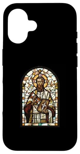 Gregory of Nyssa Buntglas-Kirchenfenster Hülle für iPhone 16 Gregory of Nyssa Buntglas-Kirchenfenster Hülle für iPhone 16 von Gregory Of Nyssa Christian Catholic Designs