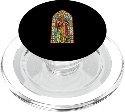 Gregory of Nyssa Buntglas-Kirchenfenster PopSockets PopGrip für MagSafe Gregory of Nyssa Buntglas-Kirchenfenster PopSockets PopGrip für MagSafe von Gregory Of Nyssa Christian Catholic Designs
