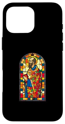 Gregory of Nyssa Buntglasfenster Hülle für iPhone 16 Pro Max Gregory of Nyssa Buntglasfenster Hülle für iPhone 16 Pro Max von Gregory Of Nyssa Christian Catholic Designs