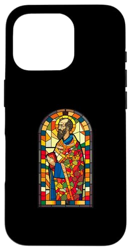 Gregory of Nyssa Buntglasfenster Hülle für iPhone 16 Pro Gregory of Nyssa Buntglasfenster Hülle für iPhone 16 Pro von Gregory Of Nyssa Christian Catholic Designs