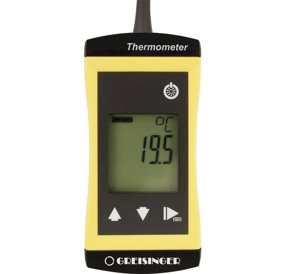 Greisinger Außentemperaturanzeige Wasserdichtes Alarmthermometer mit Einstechfühler von Greisinger