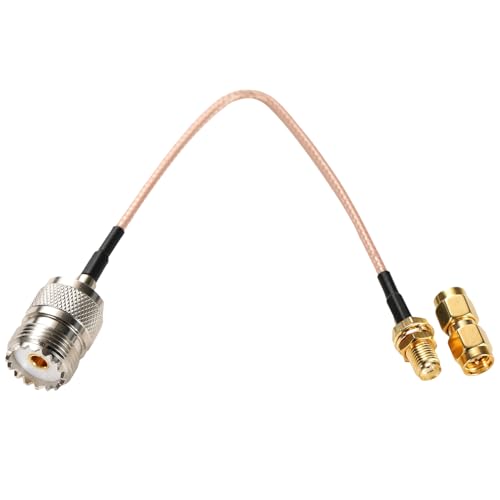 Greluma 1 STK Koaxial UHF Buchse SO-239 zu SMA Buchse Adapter Verlängerungskabel, RG316 Pigtail Low Loss Kabel mit SMA Stecker zu Stecker Adapter Greluma 1 STK Koaxial UHF Buchse SO-239 zu SMA Buchse Adapter Verlängerungskabel, RG316 Pigtail Low Loss Kabel mit SMA Stecker zu Stecker Adapter von Greluma