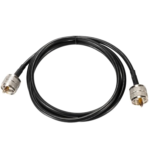 Greluma 1 Stück 1,2 m UHF-Stecker PL-259 bis UHF-Stecker PL-259 RG58 Koaxialkabel für HAM & CB-Radio, Antennenanalysator, Blindlast, SWR-Messgerät Greluma 1 Stück 1,2 m UHF-Stecker PL-259 bis UHF-Stecker PL-259 RG58 Koaxialkabel für HAM & CB-Radio, Antennenanalysator, Blindlast, SWR-Messgerät von Greluma