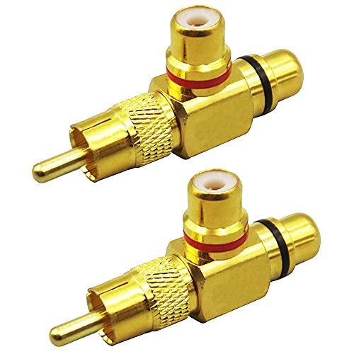 Greluma 2 Stk Y-Cinch-Adapter | 1xCinch-Steck auf 2xCinch-Kupplung Greluma 2 Stk Y-Cinch-Adapter | 1xCinch-Steck auf 2xCinch-Kupplung von Greluma