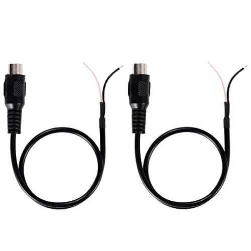 Greluma 2 Stk 30 cm Lautsprecherkabel RCA Buchsenstecker auf blankes Kabel offenes Ende Pigtail Audio/Video RCA Kabel für Verstärker-Empfänger-Lautsprecher Greluma 2 Stk 30 cm Lautsprecherkabel RCA Buchsenstecker auf blankes Kabel offenes Ende Pigtail Audio/Video RCA Kabel für Verstärker-Empfänger-Lautsprecher von Greluma