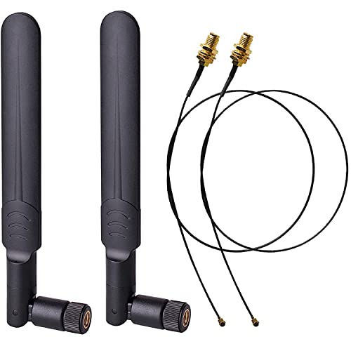 Greluma 2 x 8dBi 2,4GHz 5GHz 5,8GHz Dual Band WiFi RP-SMA Antenne+2 x 21CM U.FL/IPEX zu RP SMA Buchse Pigtail Kabel für Mini PCIe Card Wireless Router PC Repeater Desktop FPV UAV Drone P-S4 Bauen Greluma 2 x 8dBi 2,4GHz 5GHz 5,8GHz Dual Band WiFi RP-SMA Antenne+2 x 21CM U.FL/IPEX zu RP SMA Buchse Pigtail Kabel für Mini PCIe Card Wireless Router PC Repeater Desktop FPV UAV Drone P-S4 Bauen von Greluma