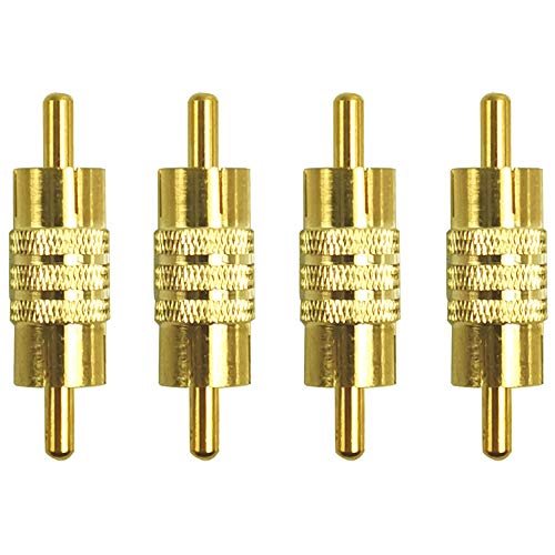 Greluma 4 Stück RCA Stecker auf Stecker, Cinch-Koppler-Anschlussadapter Greluma 4 Stück RCA Stecker auf Stecker, Cinch-Koppler-Anschlussadapter von Greluma