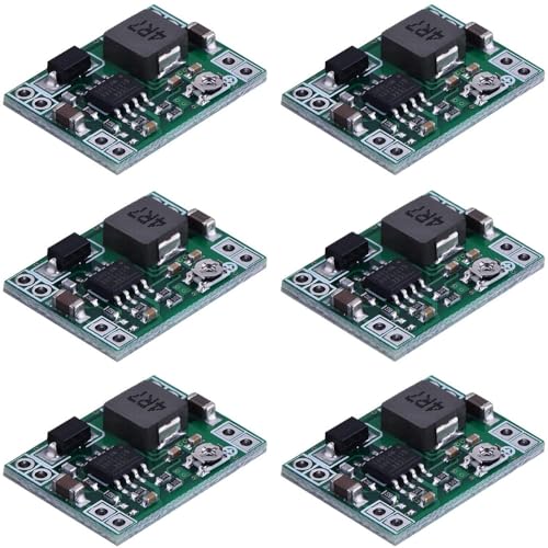 Greluma 6 STK MP1584EN Step Down Buck Konverter Einstellbar DC-DC 4,5-28V bis 0,8-20V Spannungsregler Modul 24V bis 12V 9V 5V 3V Greluma 6 STK MP1584EN Step Down Buck Konverter Einstellbar DC-DC 4,5-28V bis 0,8-20V Spannungsregler Modul 24V bis 12V 9V 5V 3V von Greluma