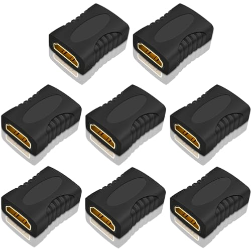 Greluma 8 STK HDMI-Buchse, HDMI-Buchse auf Buchse, 3D-1080P-HDMI-Kabelverlängerung Greluma 8 STK HDMI-Buchse, HDMI-Buchse auf Buchse, 3D-1080P-HDMI-Kabelverlängerung von Greluma