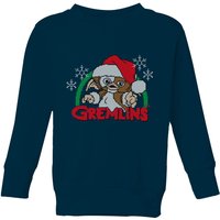 Gremlins Another Reason To Hate Christmas Kinder Weihnachtspullover – Navy - 5-6 Jahre von Gremlins