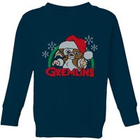 Gremlins Another Reason To Hate Christmas Kinder Weihnachtspullover – Navy - 9-10 Jahre von Gremlins