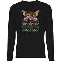 Gremlins Fairisle Long Sleeve T-Shirt - Black - S von Gremlins