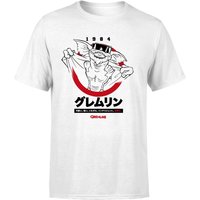 Gremlins Flasher Japanese Men's T-Shirt - White - XL von Gremlins