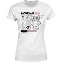 Gremlins Mogwai Instructional Women's T-Shirt - White - M von Gremlins