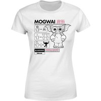 Gremlins Mogwai Instructional Women's T-Shirt - White - S von Gremlins