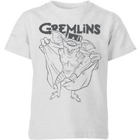 Gremlins Spike's Glasses Kids' T-Shirt - Grey - 5-6 Jahre von Gremlins