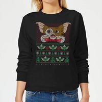 Gremlins Ugly Knit Damen Weihnachtspullover – Schwarz - L von Gremlins