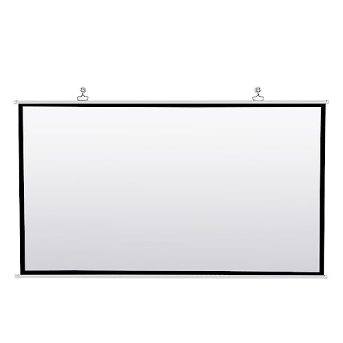 Grendly Tragbarer Projektor-Leinwand für Heimkino, Outdoor, HD, faltbar, 308 cm, Weiß von Grendly