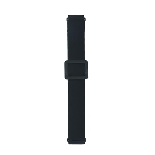 Verstellbares elastisches Armband oder Knöchelband für Kompatibel mit Fitbit Versa 2/Blaze/Versa/Versa Lite/Versa Special Edition Smartwatch, Stretchy Loop Band für Damen und Herren (Schwarz) von Grestun