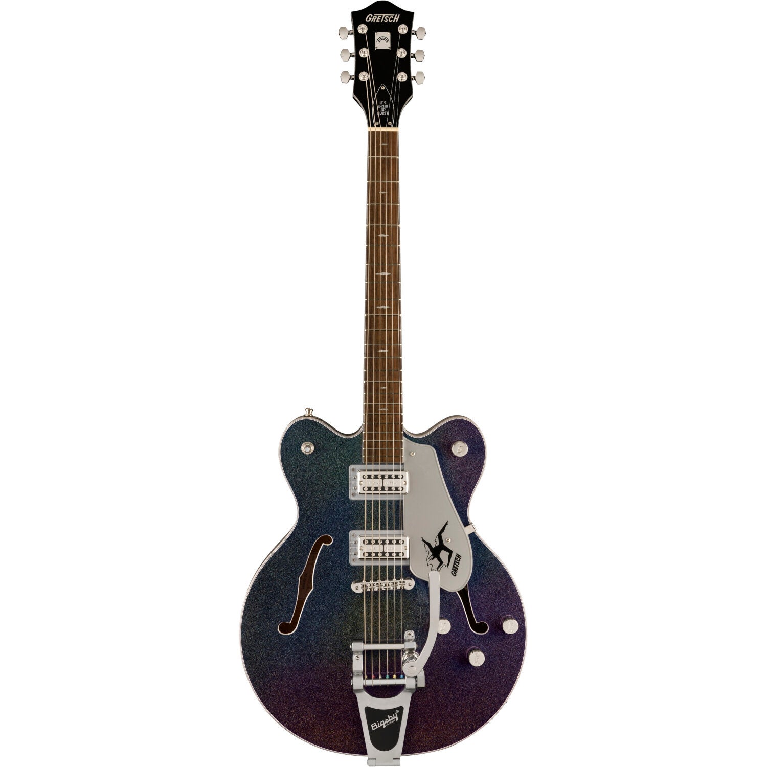 Gretsch Electromatic John Gourley Broadkaster Iridescent Black Semi-Acoustic Guitar Gretsch Electromatic John Gourley Broadkaster Iridescent Black Semi-Acoustic Guitar von Gretsch