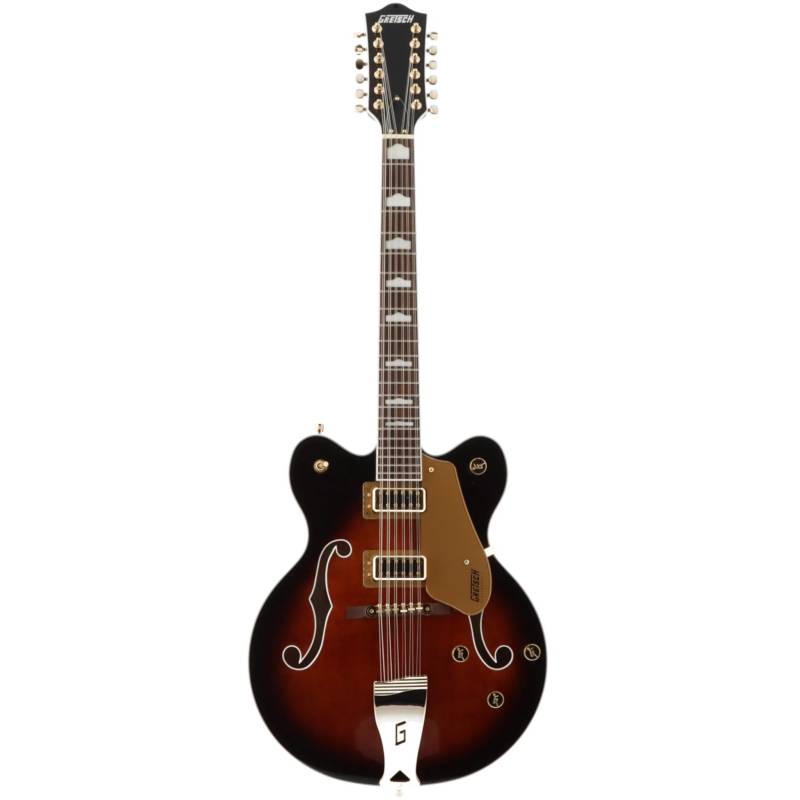 Gretsch G5422G-12 Electromatic Classic Hollowbody DC Single Barrel Burst 12-String Semi-Acoustic Guitar von Gretsch