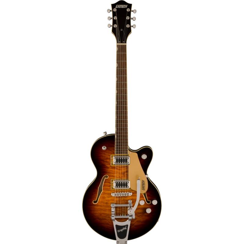 Gretsch G5655T-QM Electromatic Center Block Jr. Single-Cut Quilted Maple Bigsby Sweet Tea Semi-Acoustic Guitar von Gretsch