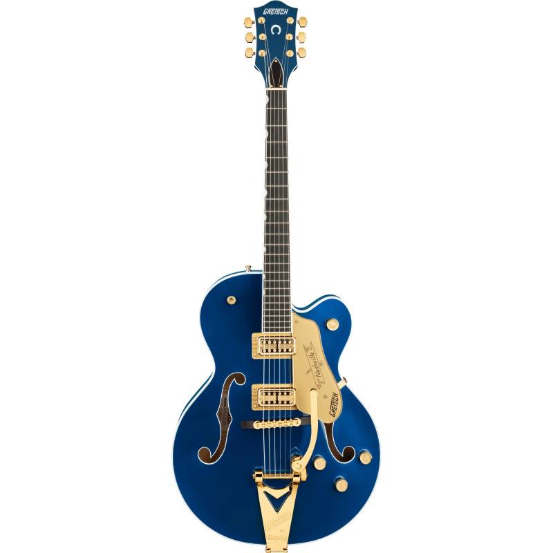 Gretsch G6120TG Players Edition Nashville Azure Metallic Semi-Acoustic Guitar with Case von Gretsch