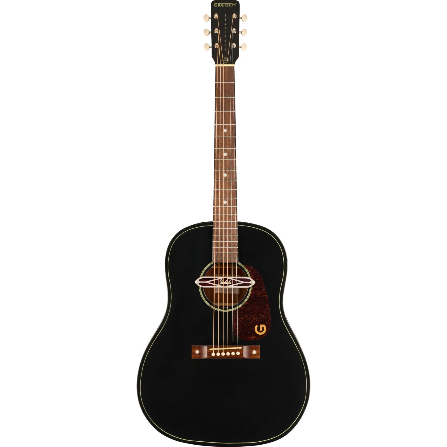 Gretsch Jim Dandy Deltoluxe Dreadnought Black Top WN Tortoiseshell Electro-Acoustic Guitar Gretsch Jim Dandy Deltoluxe Dreadnought Black Top WN Tortoiseshell Electro-Acoustic Guitar von Gretsch