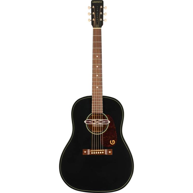 Gretsch Jim Dandy Deltoluxe Dreadnought Black Top WN Tortoiseshell Electro-Acoustic Guitar von Gretsch